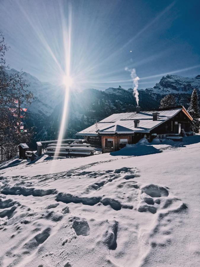 Mountain Hostel Gimmelwald Eksteriør billede
