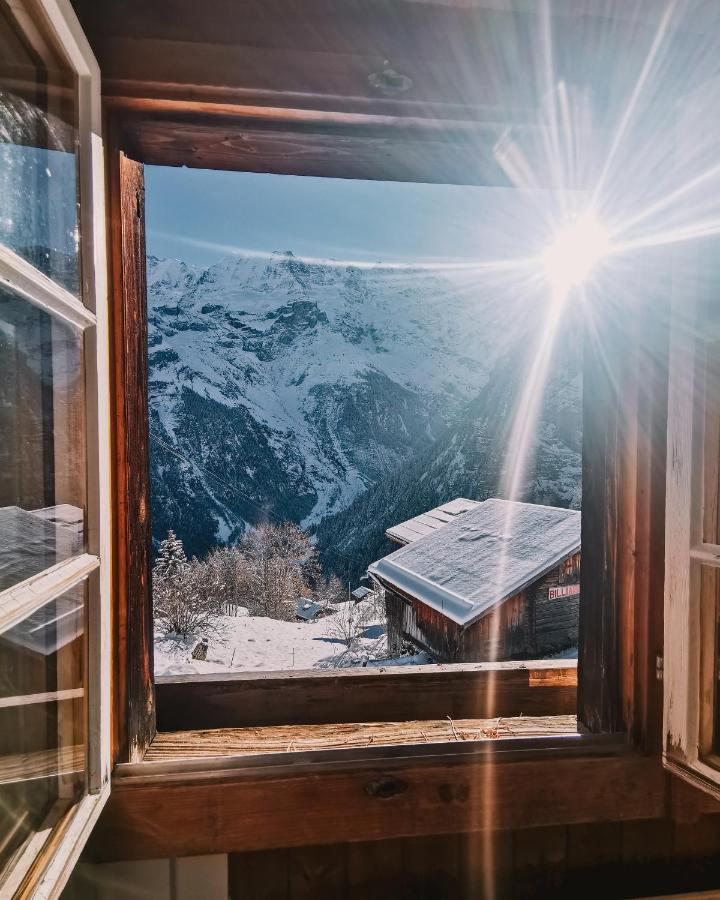 Mountain Hostel Gimmelwald Eksteriør billede