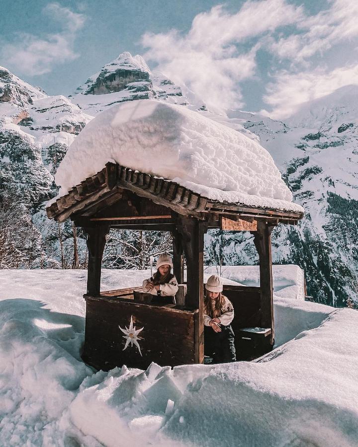 Mountain Hostel Gimmelwald Eksteriør billede