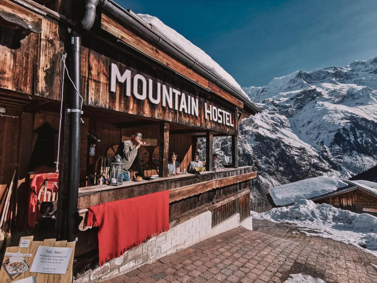 Mountain Hostel Gimmelwald Eksteriør billede
