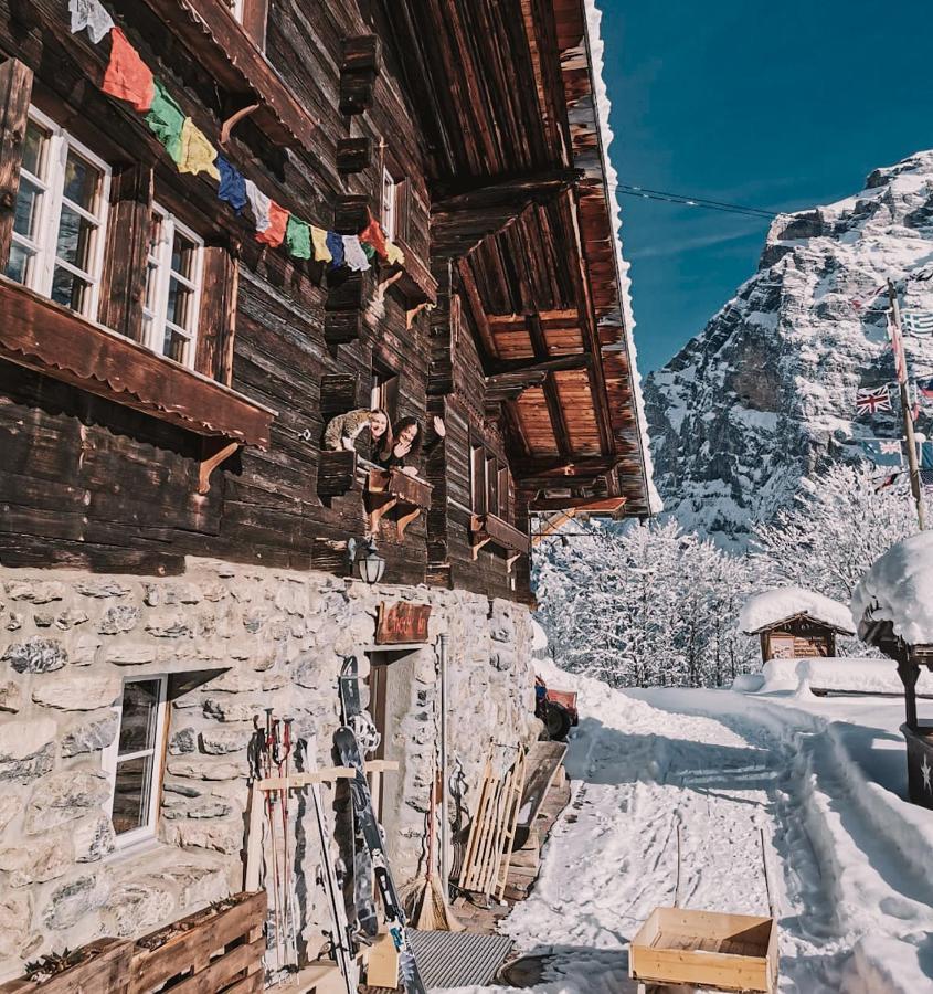 Mountain Hostel Gimmelwald Eksteriør billede